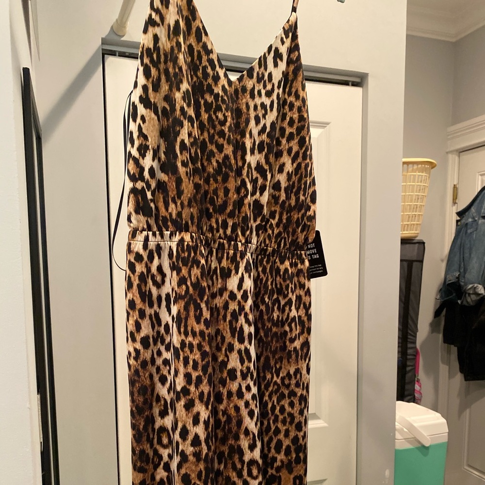 NWT Express leopard print, cropped jumper